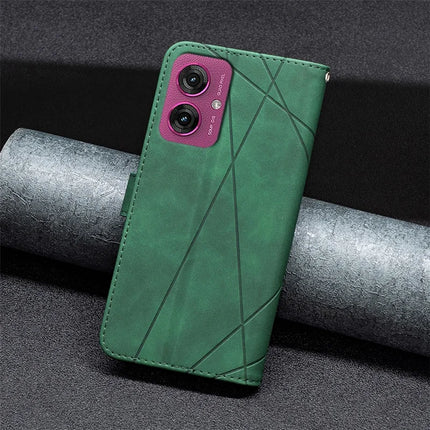 BINFEN COLOR BF05 For Motorola Moto G55 5G Case Leather Phone Cover Wallet Stand
