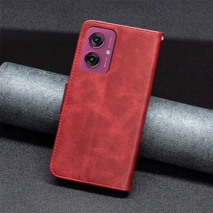 For Motorola Moto G55 5G Case Shockproof PU Leather Cover with Wallet Card Slots