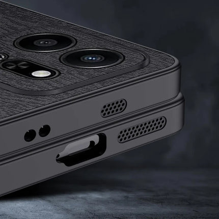 For Honor Play 9T Case Wood Texture PU Leather Coated PC+TPU Phone Cover