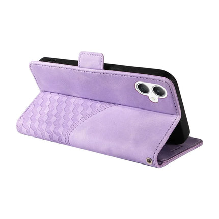 For Samsung Galaxy A06 Wallet Case ENKAY Imprint PU Leather Phone Stand Cover with Tempered Glass