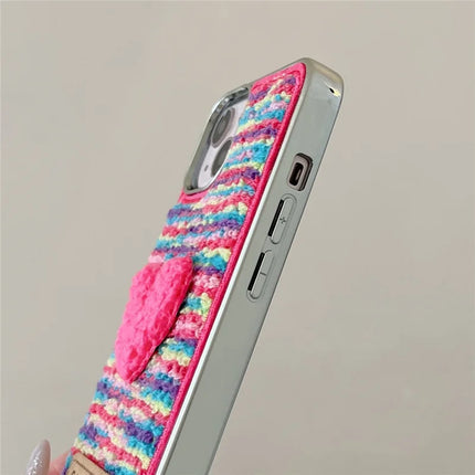 ShopCaseCart Model Case  For  iPhone 15 Pro Max Case Cute Love Heart TPU Electroplating Phone Cover