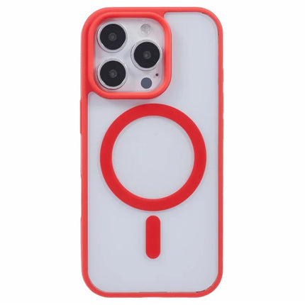 For iPhone 16 Pro Case Compatible with MagSafe Shockproof PC+TPU Clear Phone Cover