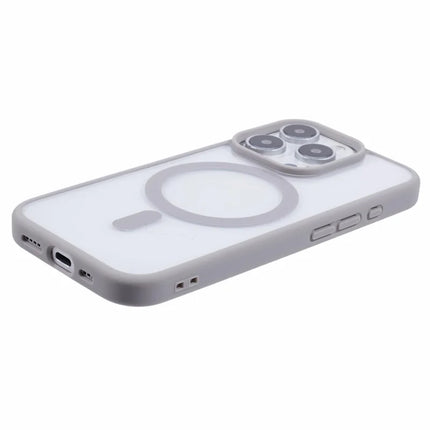 For iPhone 16 Pro Case Compatible with MagSafe Shockproof PC+TPU Clear Phone Cover