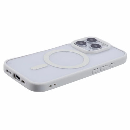 For iPhone 16 Pro Case Compatible with MagSafe Shockproof PC+TPU Clear Phone Cover