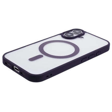 For iPhone 16 Case Compatible with MagSafe Shockproof PC+TPU Clear Phone Cover