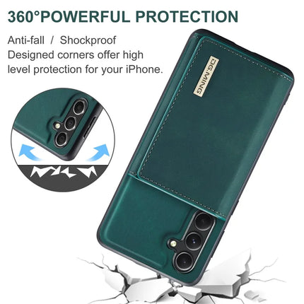DG.MING M1 Series for Samsung Galaxy A16 5G / A16 4G Case Kickstand PU Phone Cover with Detachable Wallet