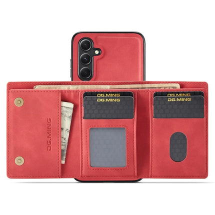 DG.MING M1 Series for Samsung Galaxy A16 5G / A16 4G Case Kickstand PU Phone Cover with Detachable Wallet