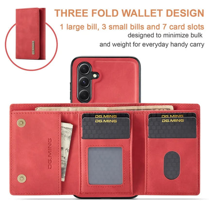 DG.MING M1 Series for Samsung Galaxy A16 5G / A16 4G Case Kickstand PU Phone Cover with Detachable Wallet