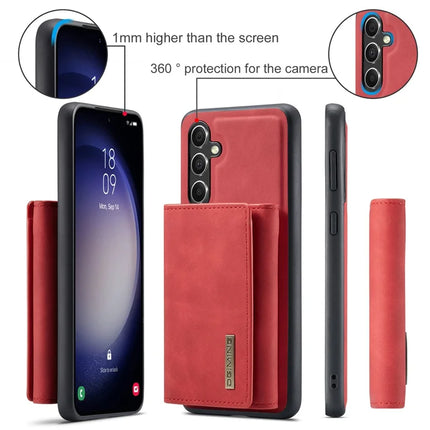 DG.MING M1 Series for Samsung Galaxy A16 5G / A16 4G Case Kickstand PU Phone Cover with Detachable Wallet