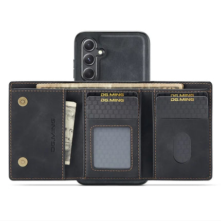 DG.MING M1 Series for Samsung Galaxy A16 5G / A16 4G Case Kickstand PU Phone Cover with Detachable Wallet