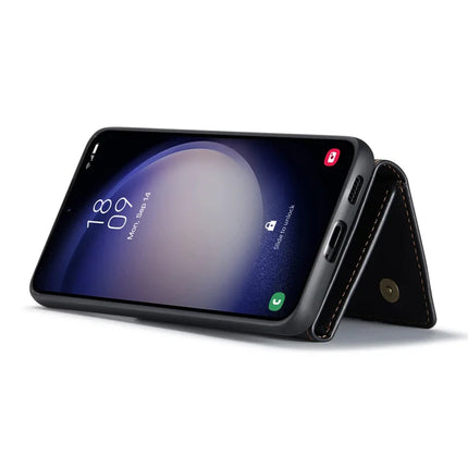 DG.MING M1 Series for Samsung Galaxy A16 5G / A16 4G Case Kickstand PU Phone Cover with Detachable Wallet