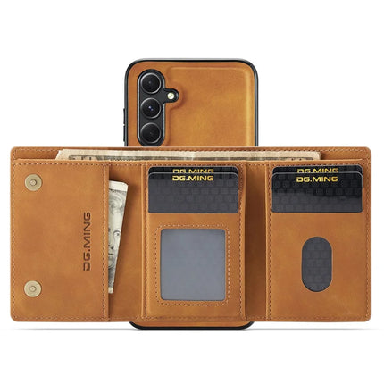 DG.MING M1 Series for Samsung Galaxy A16 5G / A16 4G Case Kickstand PU Phone Cover with Detachable Wallet