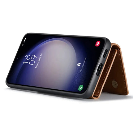 DG.MING M1 Series for Samsung Galaxy A16 5G / A16 4G Case Kickstand PU Phone Cover with Detachable Wallet
