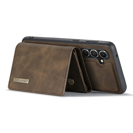 DG.MING M1 Series for Samsung Galaxy A16 5G / A16 4G Case Kickstand PU Phone Cover with Detachable Wallet