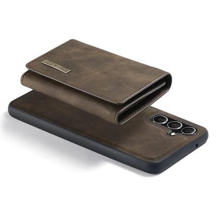 DG.MING M1 Series for Samsung Galaxy A16 5G / A16 4G Case Kickstand PU Phone Cover with Detachable Wallet