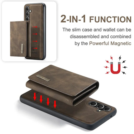 DG.MING M1 Series for Samsung Galaxy A16 5G / A16 4G Case Kickstand PU Phone Cover with Detachable Wallet