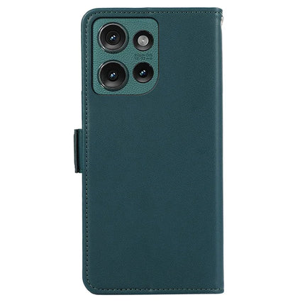 ABEEL For Motorola Edge 50 Neo 5G / Moto S50 5G / Thinkphone 25 5G Case Leather Phone Cover with RFID Blocking Wallet
