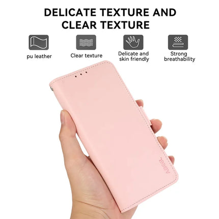 ABEEL For Motorola Edge 50 Neo 5G / Moto S50 5G / Thinkphone 25 5G Case Leather Phone Cover with RFID Blocking Wallet