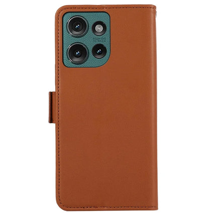 ABEEL For Motorola Edge 50 Neo 5G / Moto S50 5G / Thinkphone 25 5G Case Leather Phone Cover with RFID Blocking Wallet