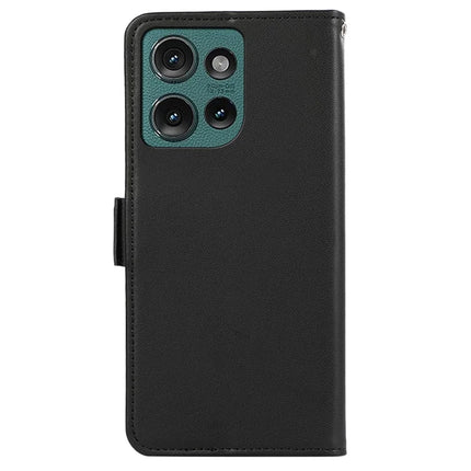 ABEEL For Motorola Edge 50 Neo 5G / Moto S50 5G / Thinkphone 25 5G Case Leather Phone Cover with RFID Blocking Wallet