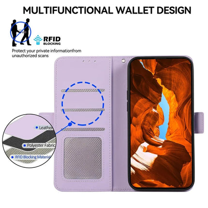 ABEEL For Motorola Edge 50 Neo 5G / Moto S50 5G / Thinkphone 25 5G Case Leather Phone Cover with RFID Blocking Wallet