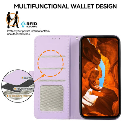 For Motorola Edge 50 Neo 5G / Moto S50 5G / Thinkphone 25 5G Case RFID Blocking Flip Leather Phone Cover