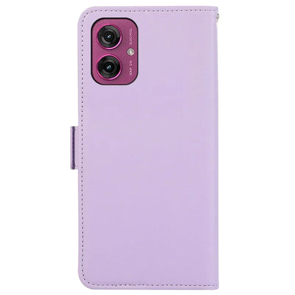 ABEEL For Motorola Moto G55 5G Case Leather Phone Cover with RFID Blocking Wallet