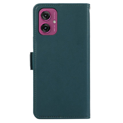ABEEL For Motorola Moto G55 5G Case Leather Phone Cover with RFID Blocking Wallet