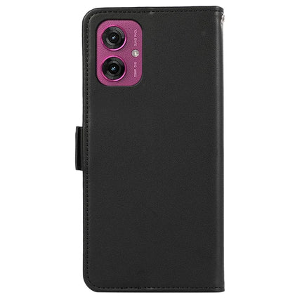 ABEEL For Motorola Moto G55 5G Case Leather Phone Cover with RFID Blocking Wallet