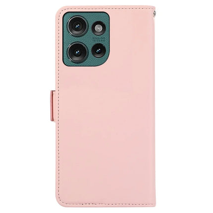 ABEEL For Motorola Edge 50 5G Case Leather Phone Cover with RFID Blocking Wallet