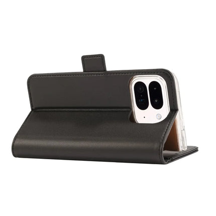 ABEEL Style A02 For Google Pixel 9 Pro Fold 5G Stand Case PC+PU Leather RFID Blocking Wallet Phone Cover