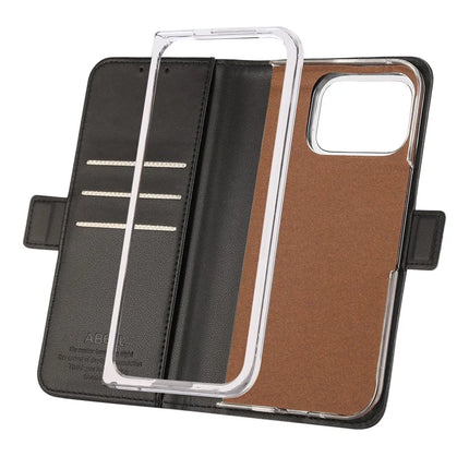 ABEEL Style A02 For Google Pixel 9 Pro Fold 5G Stand Case PC+PU Leather RFID Blocking Wallet Phone Cover