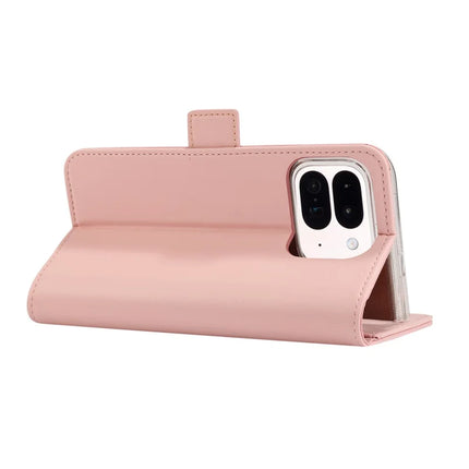 ABEEL Style A02 For Google Pixel 9 Pro Fold 5G Stand Case PC+PU Leather RFID Blocking Wallet Phone Cover