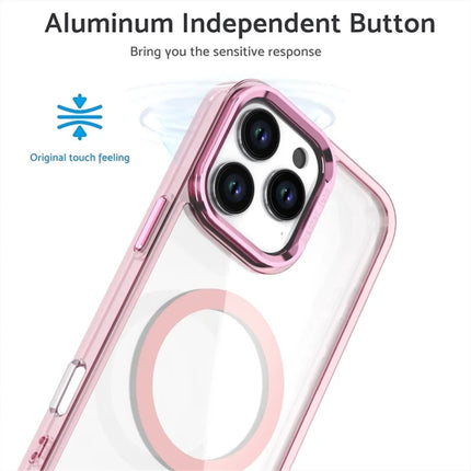For iPhone 16 Pro Max Case Compatible with MagSafe Camera Kickstand Clear Acrylic Phone Cover