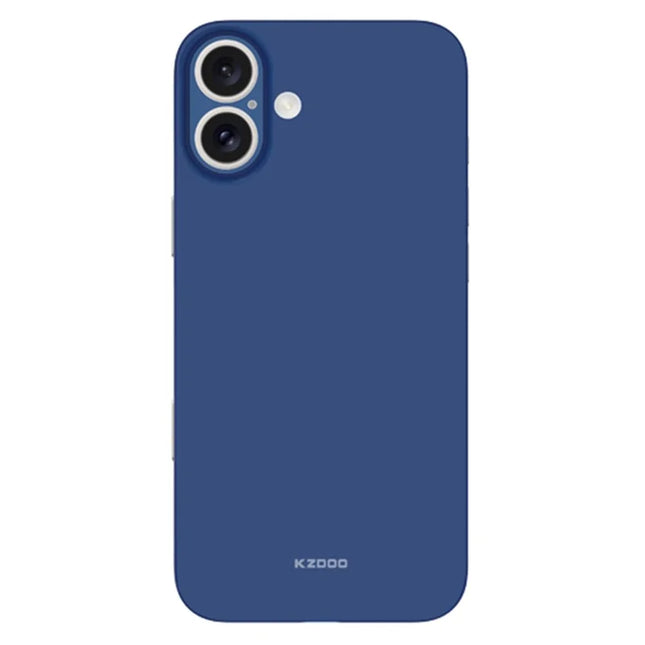 KZDOO Air Skin Series for iPhone 16 Plus Case Frosted Back Ultra Thin PP Phone Cover - Navy Blue