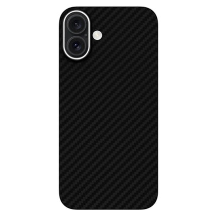KZDOO For iPhone 16 Case Aramid Fiber Phone Cover Support Wireless Charging - Black