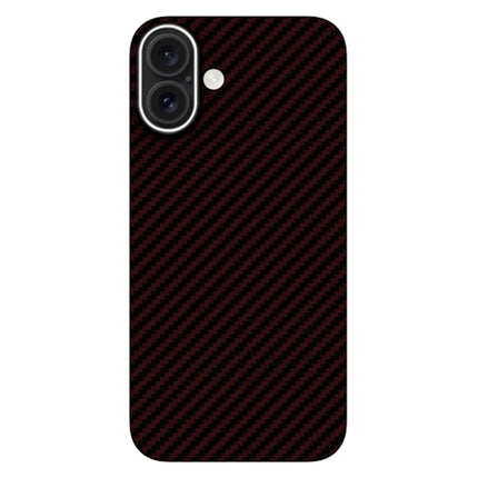 KZDOO For iPhone 16 Case Aramid Fiber Phone Cover Support Wireless Charging - Red