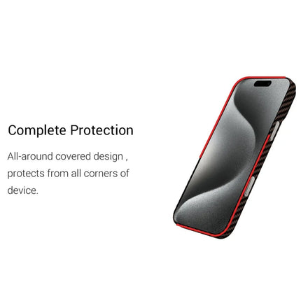 KZDOO For iPhone 16 Plus Case Aramid Fiber Phone Cover Support Wireless Charging