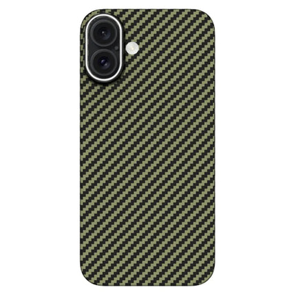 KZDOO For iPhone 16 Plus Case Aramid Fiber Phone Cover Support Wireless Charging - Green