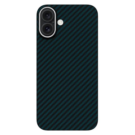 KZDOO For iPhone 16 Plus Case Aramid Fiber Phone Cover Support Wireless Charging - Blue