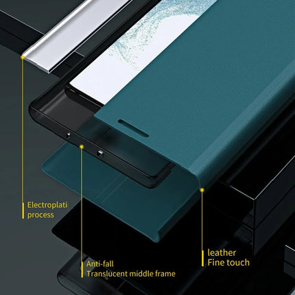 For Samsung Galaxy A16 5G / A16 4G Case Anti-Drop Leather Phone Cover with Stand