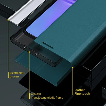 For Samsung Galaxy A06 Case Anti-Drop Leather Phone Cover with Stand