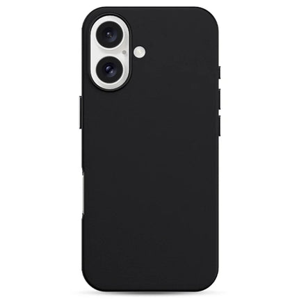 KZDOO For iPhone 16 Plus Case Compatible with MagSafe PU+PC Shockproof Phone Cover - Black