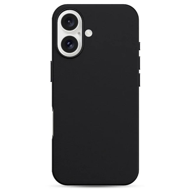 KZDOO For iPhone 16 Plus Case Compatible with MagSafe PU+PC Shockproof Phone Cover - Black