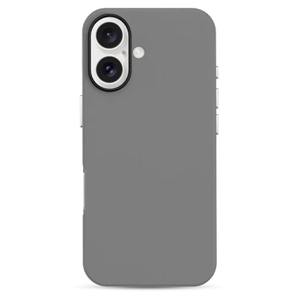 KZDOO For iPhone 16 Case Compatible with MagSafe PU+PC Shockproof Phone Cover - Titanium Grey