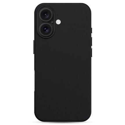 KZDOO Noble Collection Series For iPhone 16 Plus Case PU+PC Shockproof Phone Cover - Black