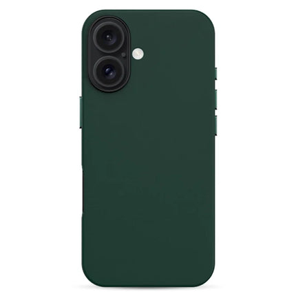 KZDOO Noble Collection Series For iPhone 16 Plus Case PU+PC Shockproof Phone Cover - Green