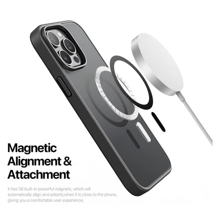 ShopCaseCart DUX DUCIS Yind Series For iPhone 15 Pro Max Matte Case Compatible with MagSafe PC+TPU Phone Cover