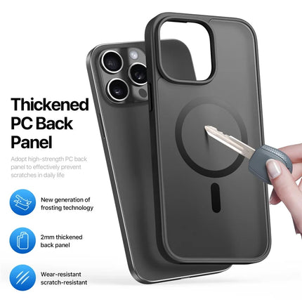 ShopCaseCart DUX DUCIS Yind Series For iPhone 15 Pro Max Matte Case Compatible with MagSafe PC+TPU Phone Cover