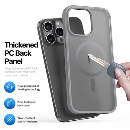 ShopCaseCart DUX DUCIS Yind Series For iPhone 15 Pro Max Matte Case Compatible with MagSafe PC+TPU Phone Cover